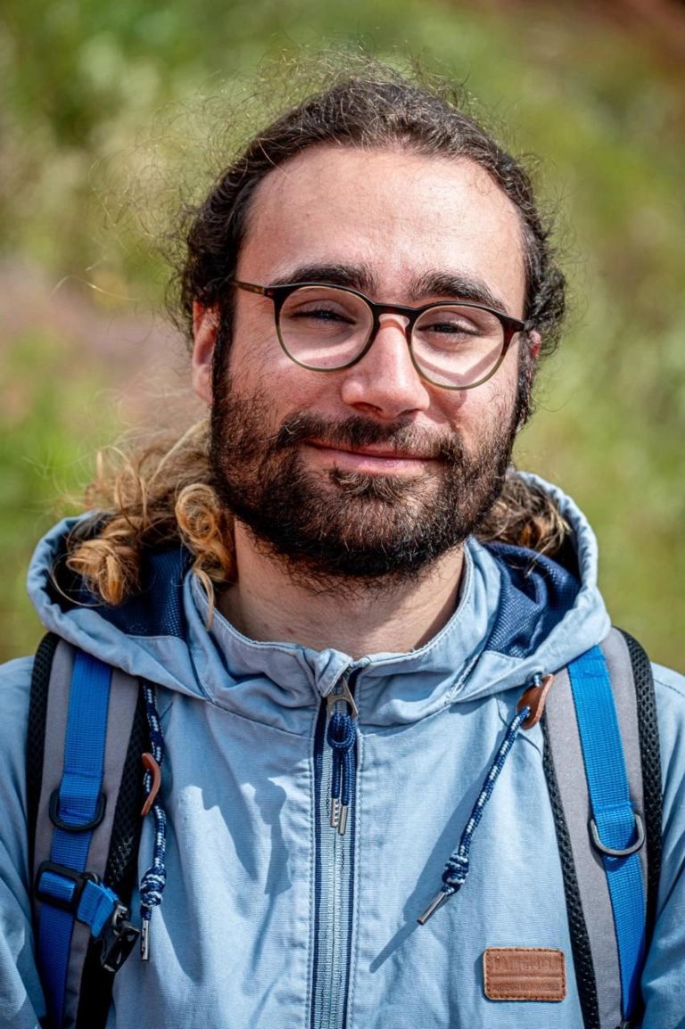 Portrait of a team member in the field